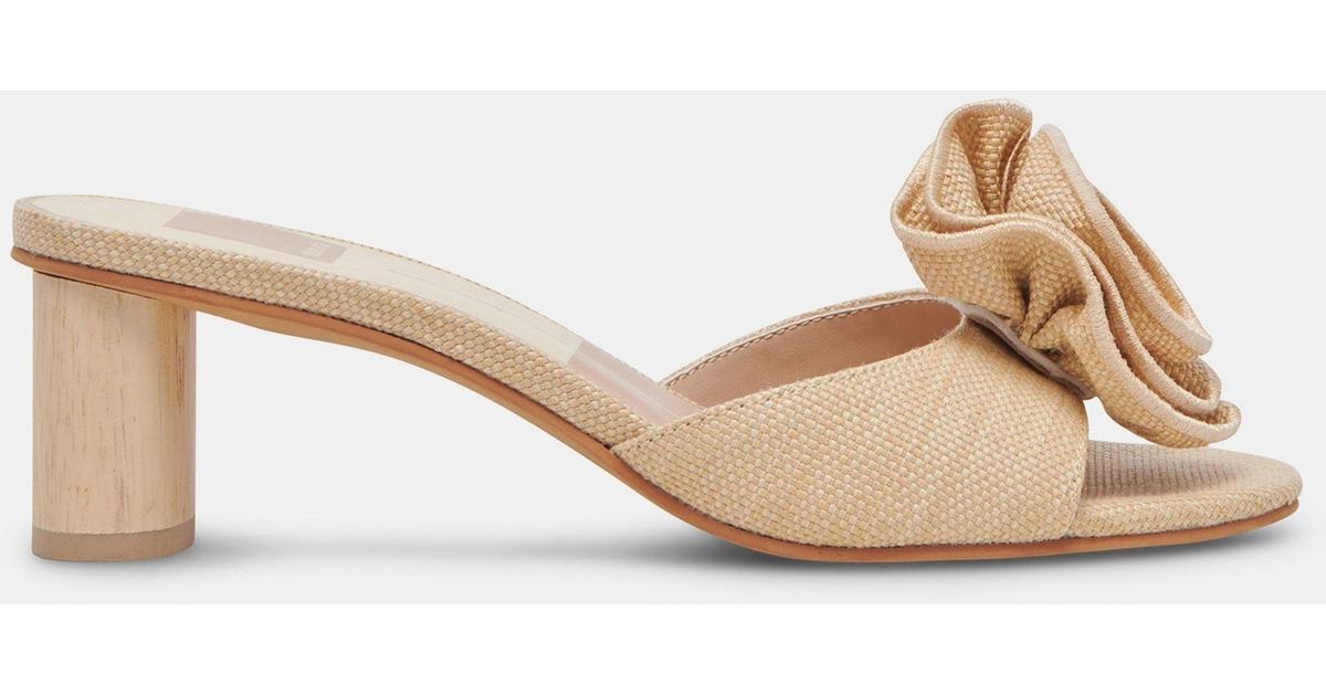 dolce vita raffia heels