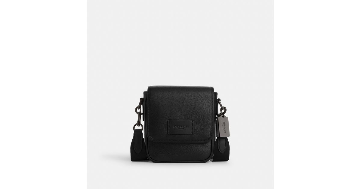 COACH Lucas Crossbody in Black Lyst