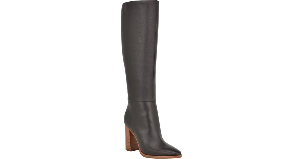 chinese dress ladies Amazon.com | Marc Fisher LTD Women's Lannie Boot, Black Leather 001, 5 main image 0