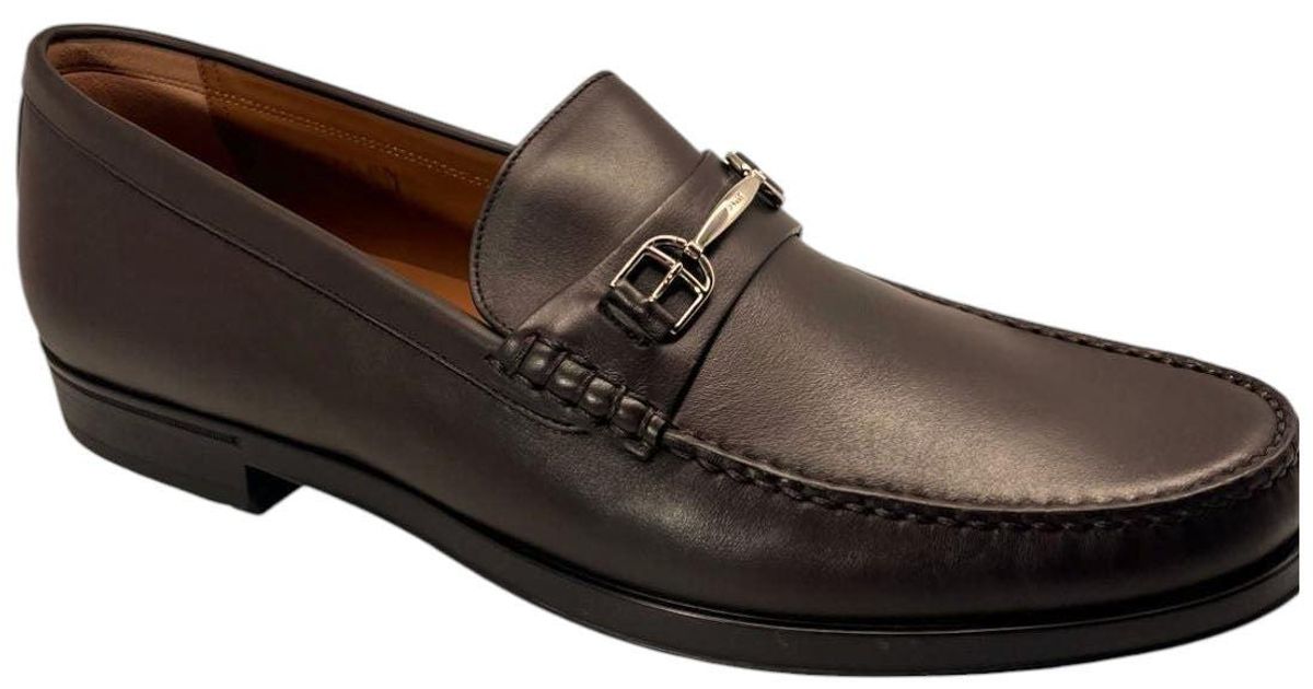 Bally Men\'s Chestnut Brown Leather Slip-On Loafer Bally Mens Dress Shoes 7 1/2 - Etsy main image 3