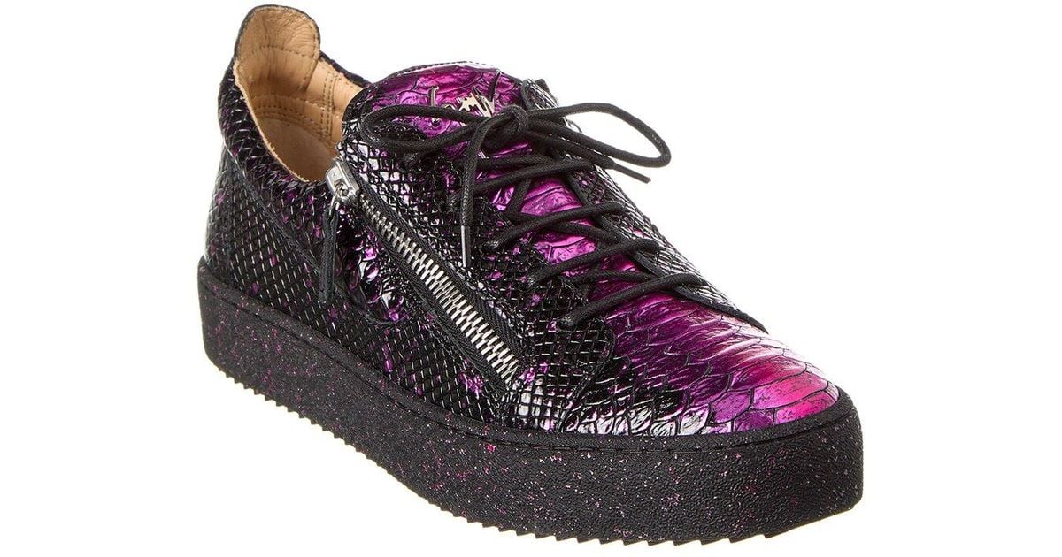 Purple giuseppe deals zanotti shoes