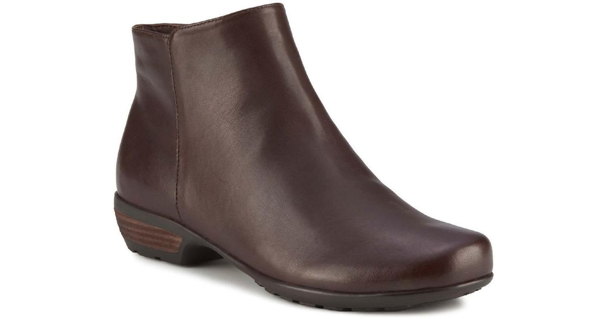 Walking Cradles Ezra Leather Ankle Chelsea Boots in Brown Lyst