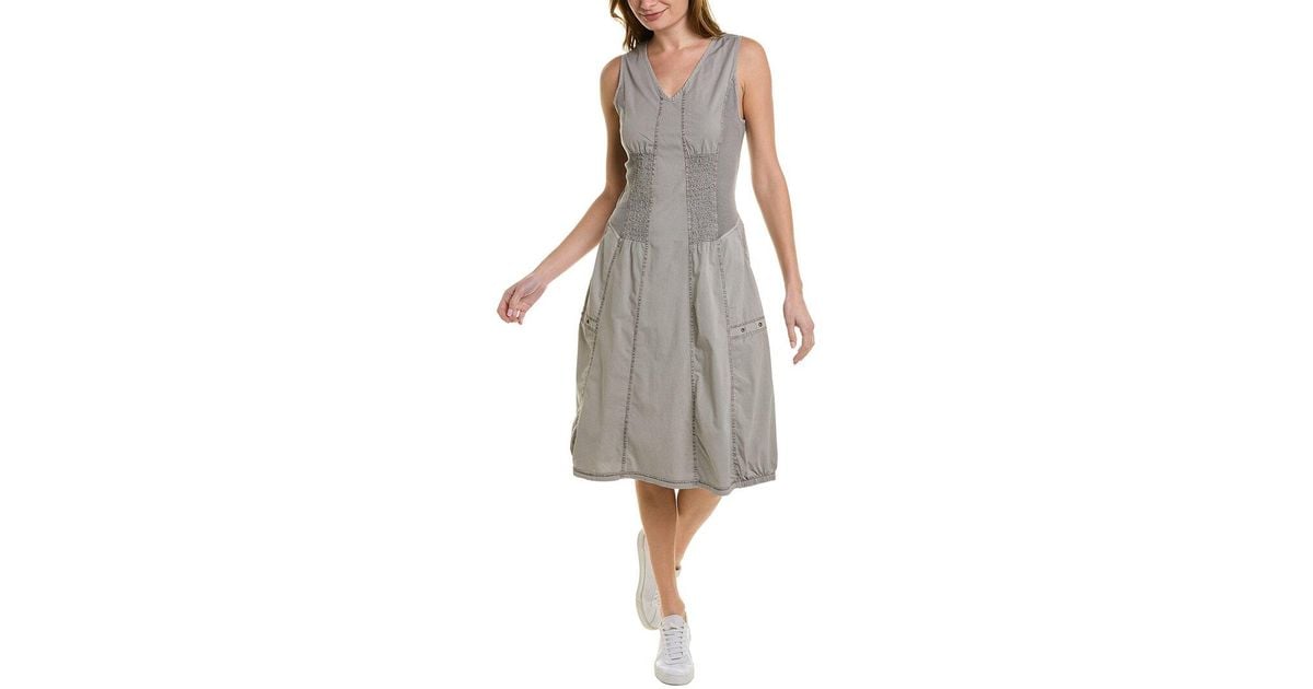XCVI Wearables Gibbon Tank Midi Dress in Gray Lyst