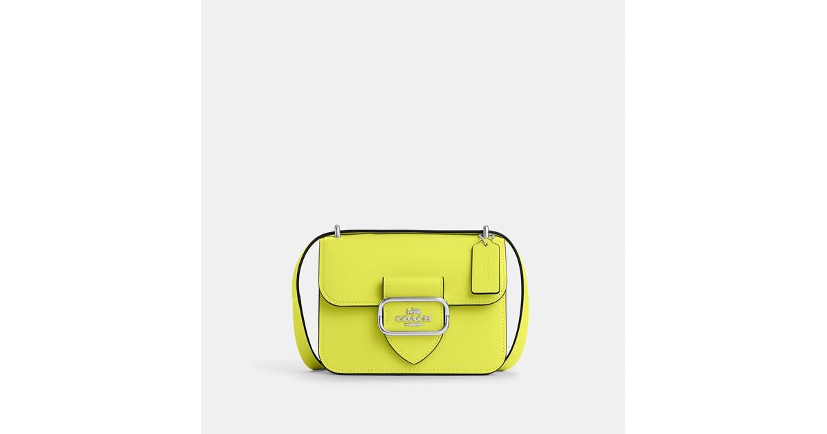 Coach Outlet Square Crossbody in Yellow Lyst