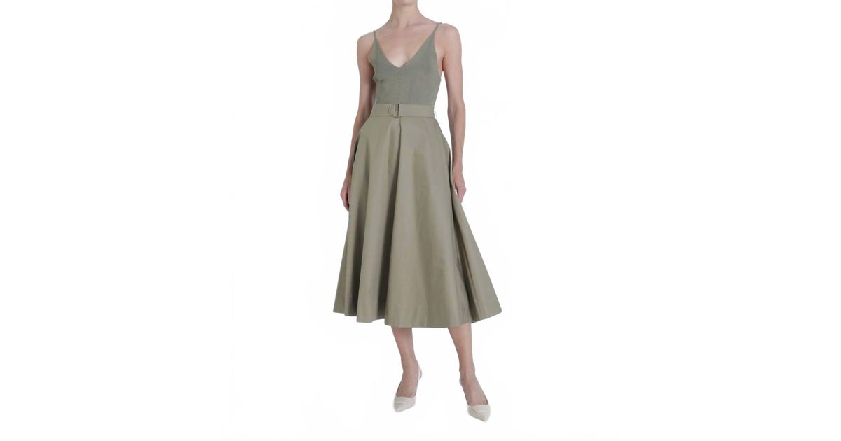 Karina Grimaldi Maria Knit Maxi Dress in Green | Lyst