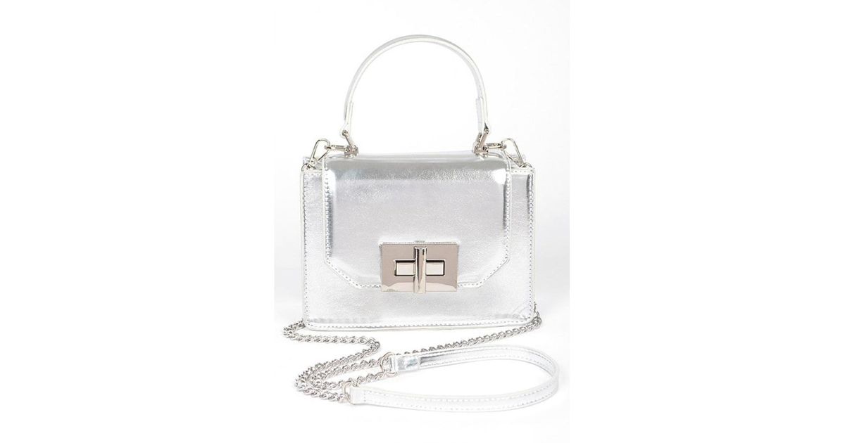 Textured Gold Bar Weaved Swing Bag main image 0