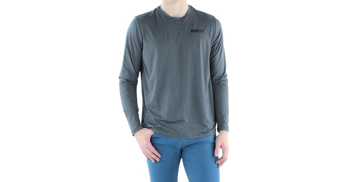 Hurley H2o Dri Easton Fastlane Surf Uv Protection Shirts & Tops in Blue for  Men