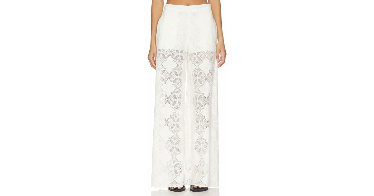 MISA Los Angles Ravi Pants in White | Lyst
