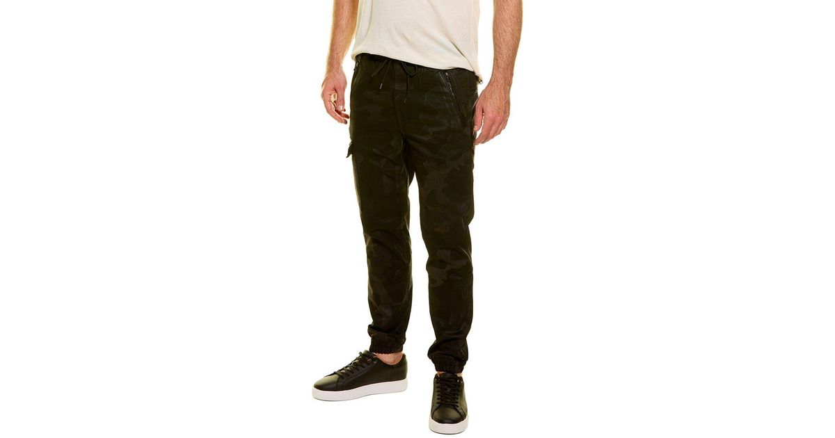 Joe's Jeans Coated Sateen Camo Drop Yoke Jogger Coated Camo Jea in