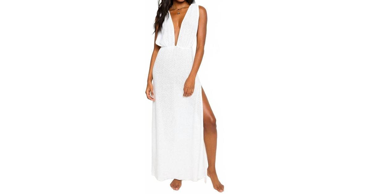 Beach Bunny Annika Maxi Dress in White | Lyst Beach Bunny Annika Maxi Dress in White | Lyst