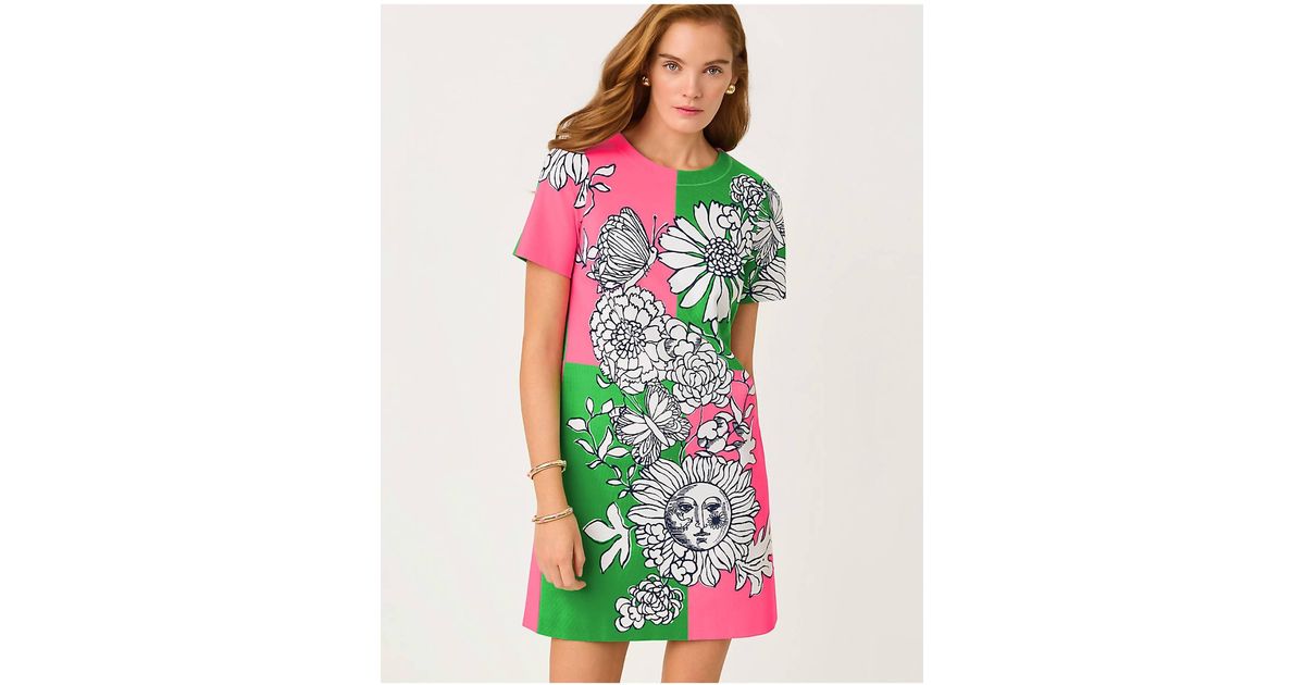 Plizer Mini Lilly Pulitzer Siera Knit Mini Dress in White | Lyst