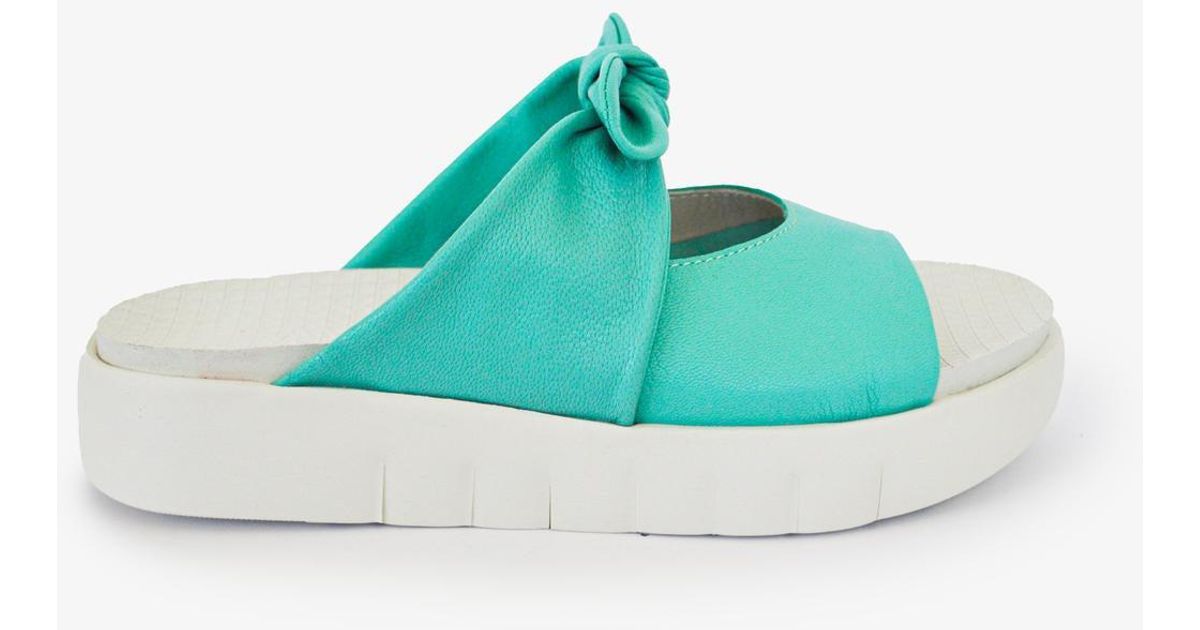 Saydo Ryle Platform Slide in Green | Lyst