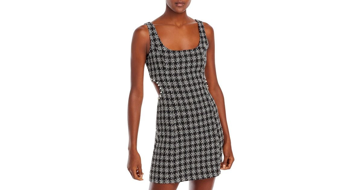 Aqua top tweed dress