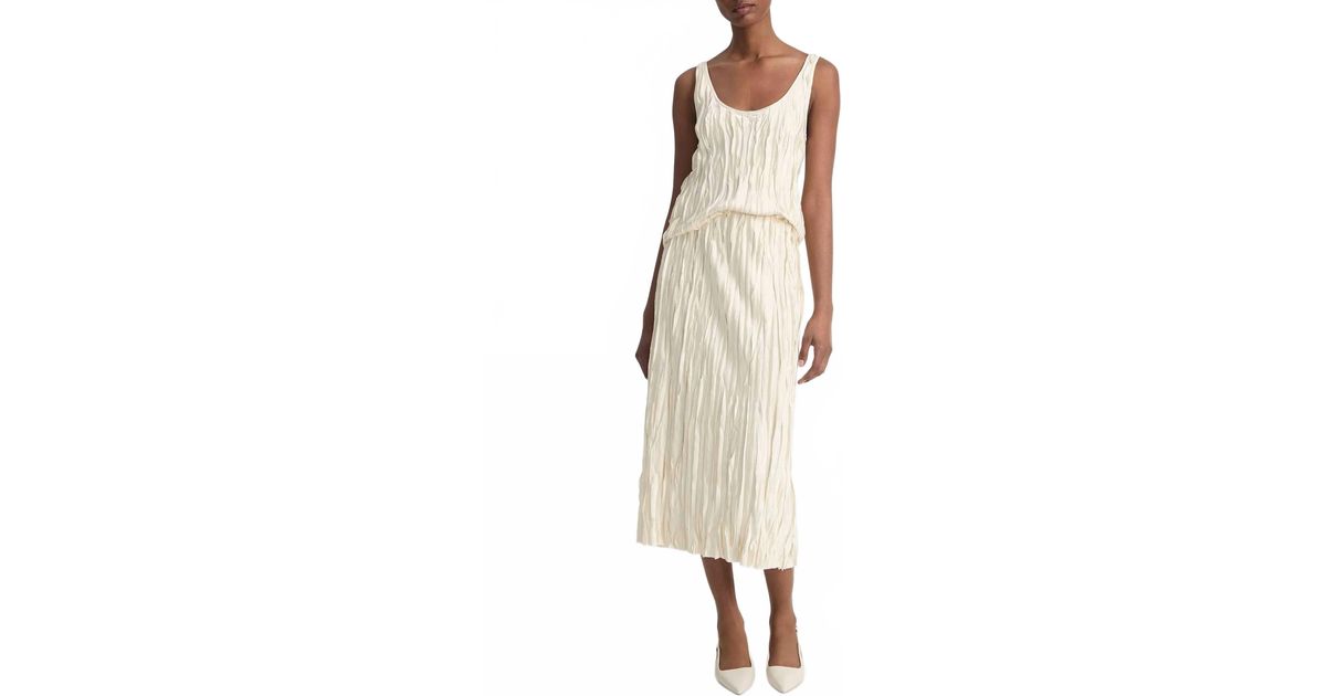 VINCE Shaped Hem Bias Slip Skirt main image 1
