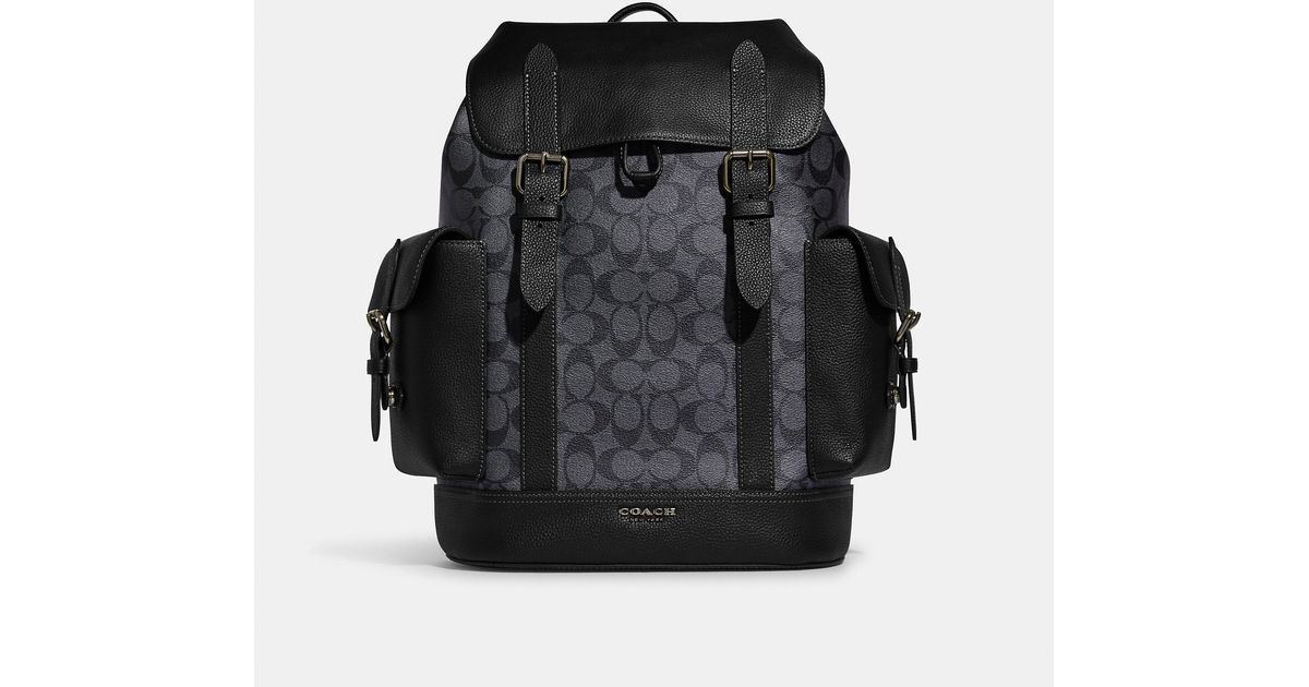 Coach Outlet Hudson Backpack In Signature Canvas in Black Lyst