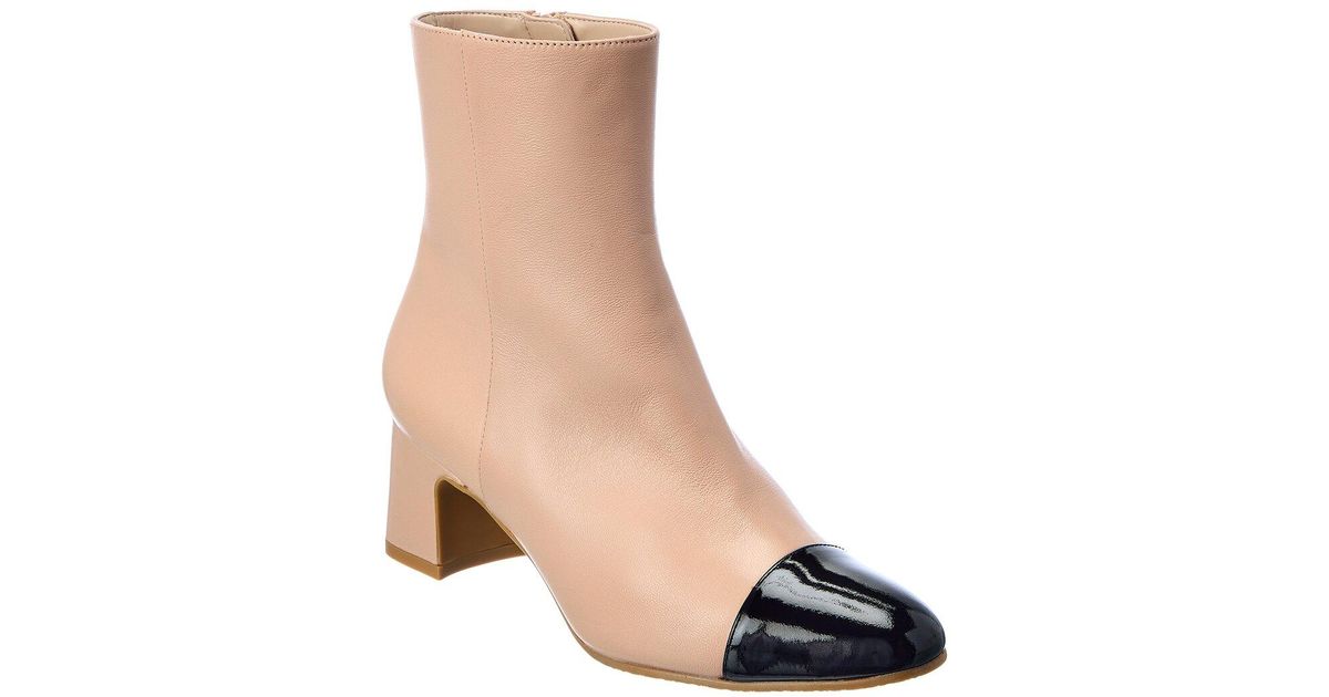 stuart weitzman maelie leather bootie