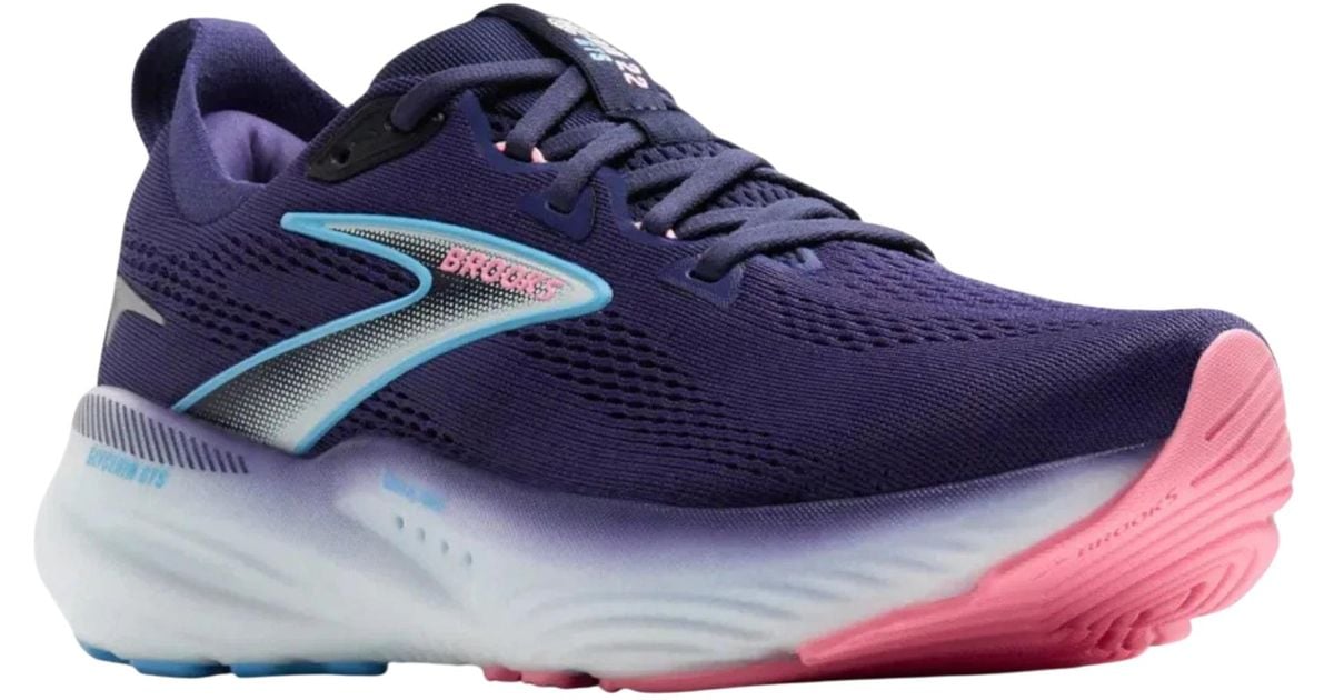 Brooks Glycerin Gts 22 Running Shoe in Blue | Lyst