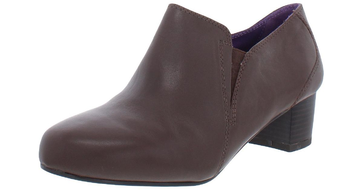 David Tate Classico Leather Chelsea Booties in Brown | Lyst