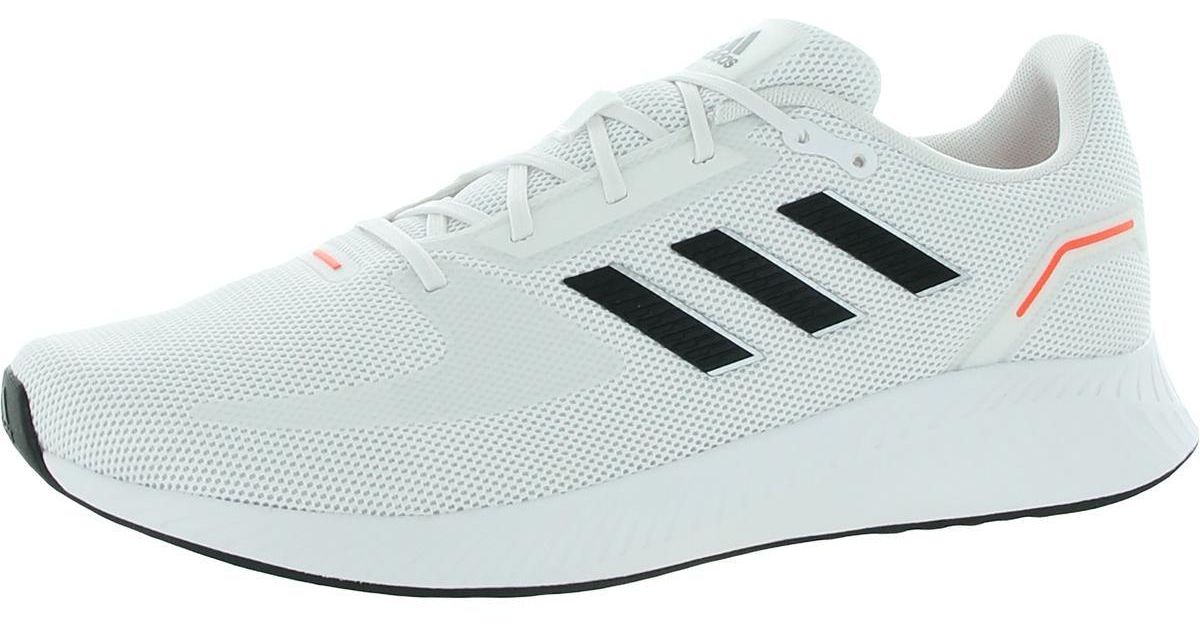 adidas Run 2.0 Fitness Lightweight Running in White for Men |