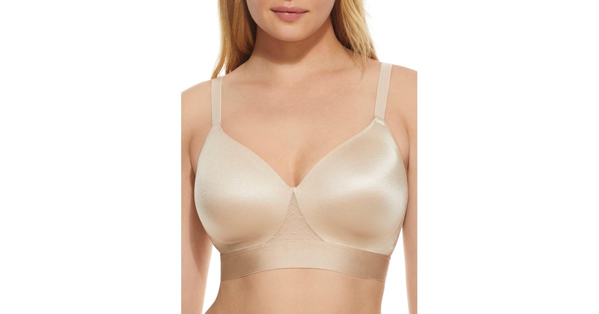 Bali One Smooth U Bounce Control Wire-free T-shirt Bra in Natural