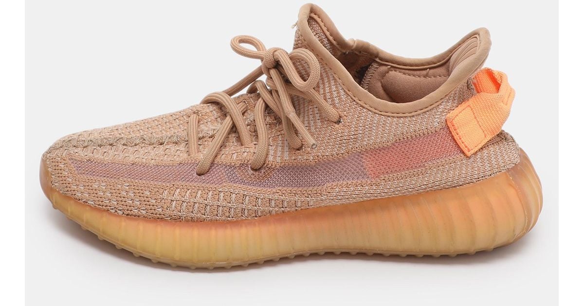 Yeezy Boost 350 V2 Clay Size 36.5 Knit Fabric Low Top Sneakers in Brown ...