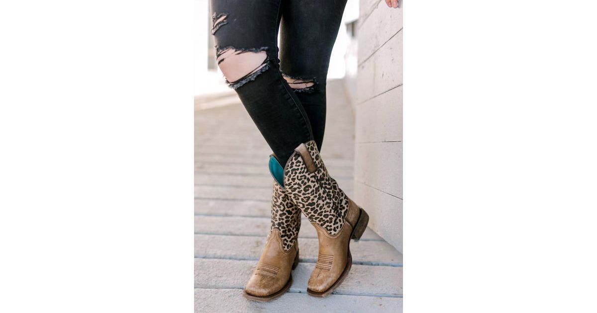 Ariat Circuit Savanna Square Toe Boots in Black Lyst