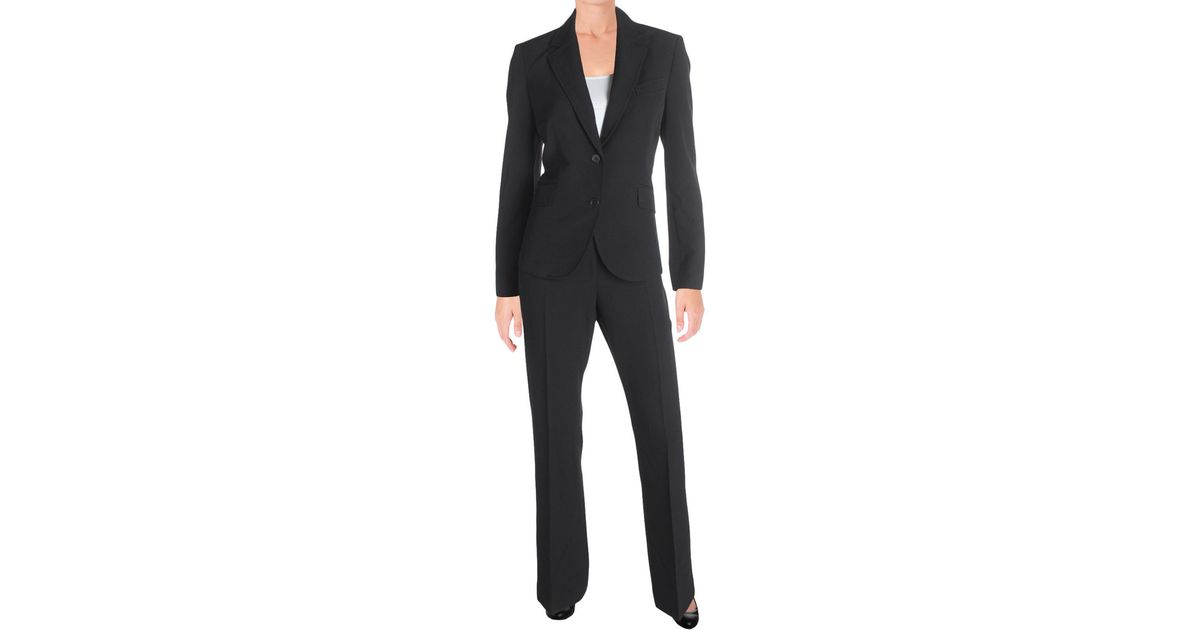 Anne Klein 3pc Work Pant Suit in Black | Lyst