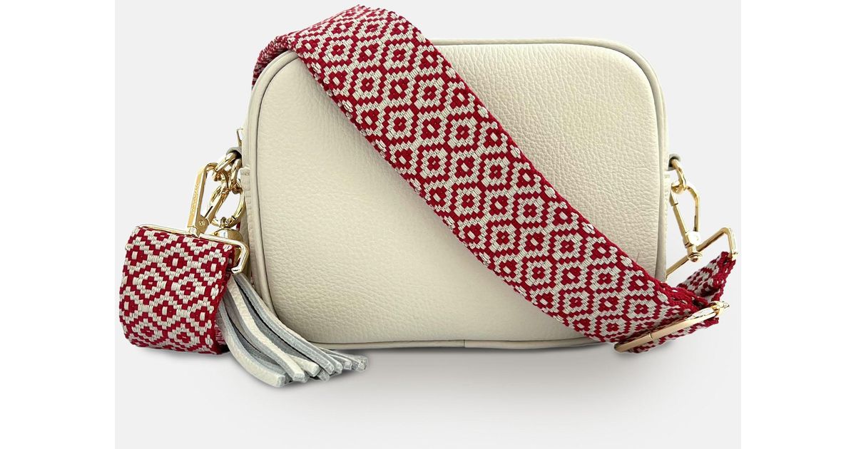 Apatchy London Leather Crossbody Bag in Pink Lyst