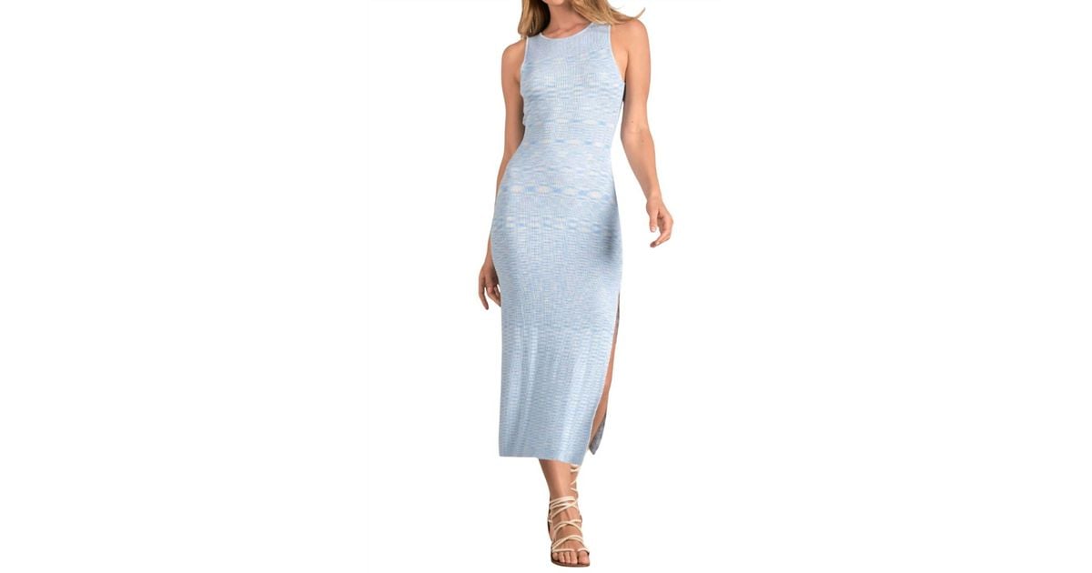 strapless open back dress The Soglio Strapless Ribbed Knit Maxi Dress main image 1