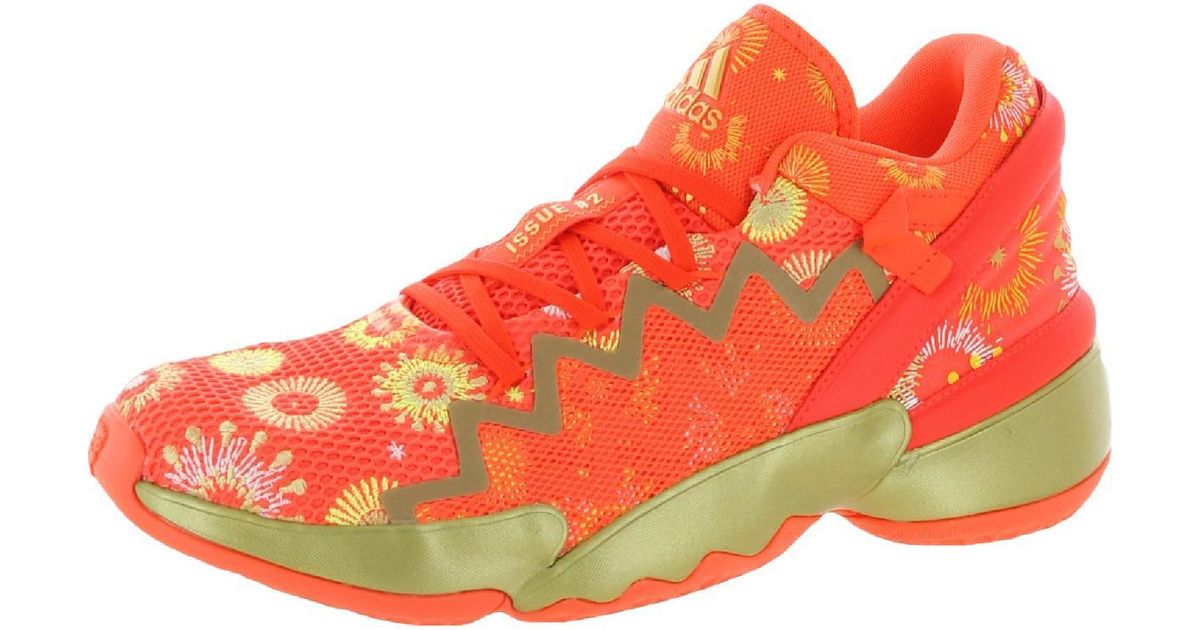 adidas Don Issue 2 Gca Mesh Workout Basketball Shoes in Orange for Men Lyst