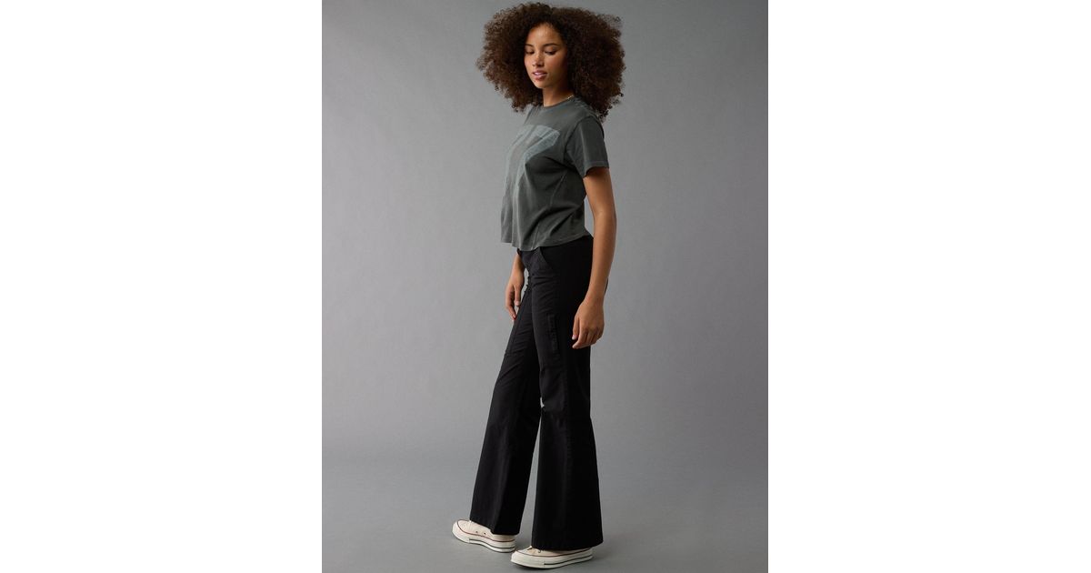 American Eagle low rise flare jeans in size 4