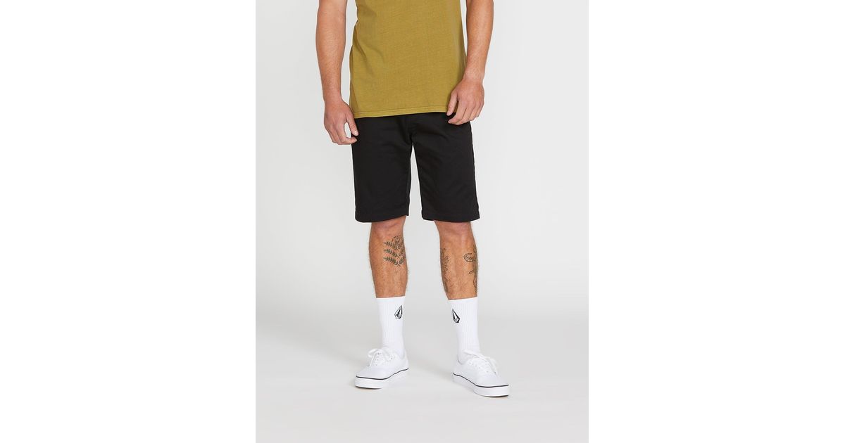 Volcom Vmonty Shorts in Black for Men 