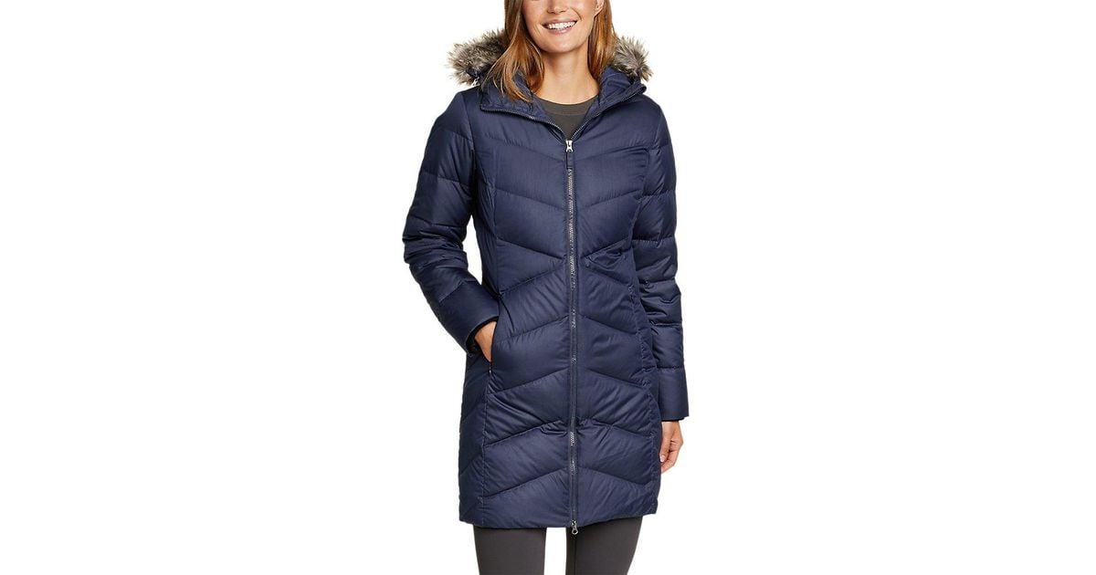 Eddie Bauer Classic Down Parka in Blue Lyst