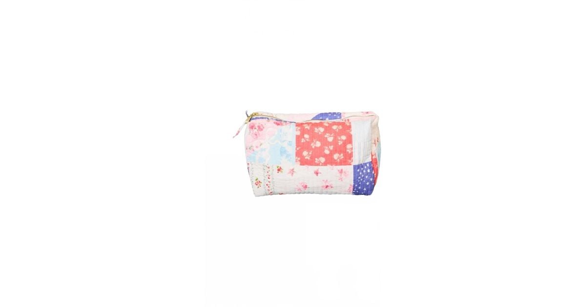LoveShackFancy Octavia Cosmetic Bag in Pink | Lyst