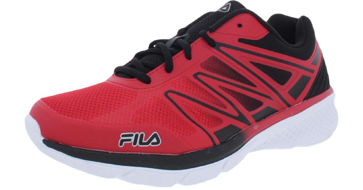 Fila Memory Superstride 3 Memory Foam Fitness Running Shoes in Red for
