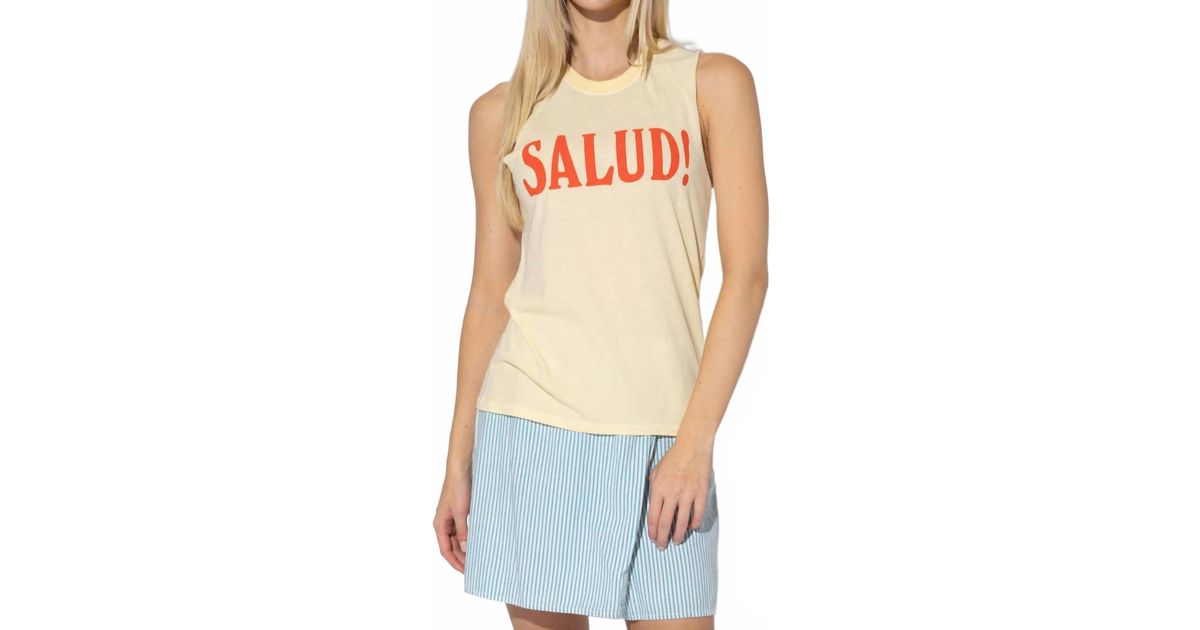 Sub_Urban Riot Salud! Muscle Tank in Blue | Lyst