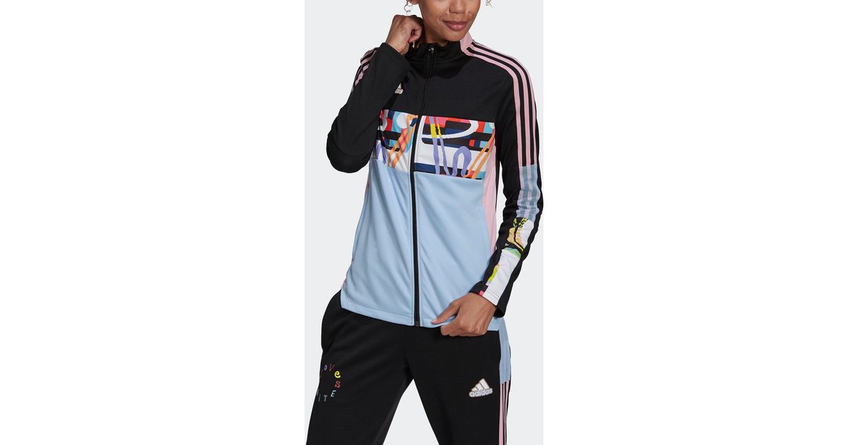 adidas Love Unites Tiro Track Jacket in Black Lyst
