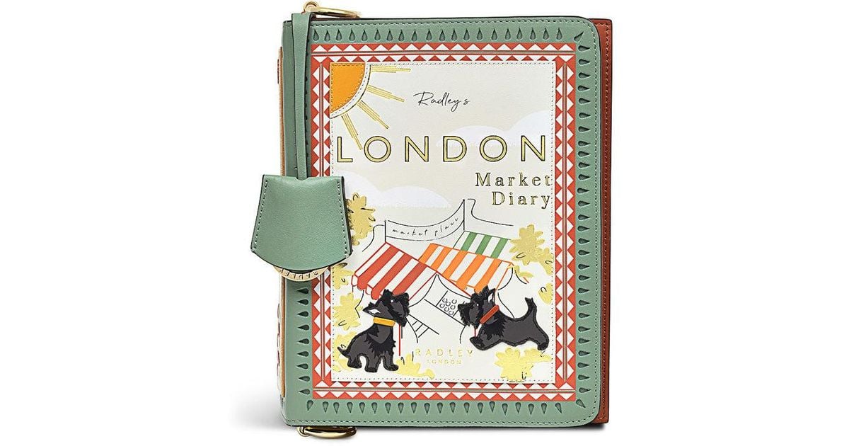 Radley Book Street Small Flapover Crossbody in White Lyst