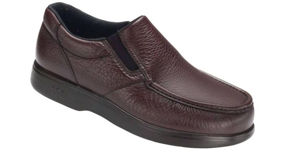 SAS Side Gore Slip On Loafer in Brown for Men | Lyst