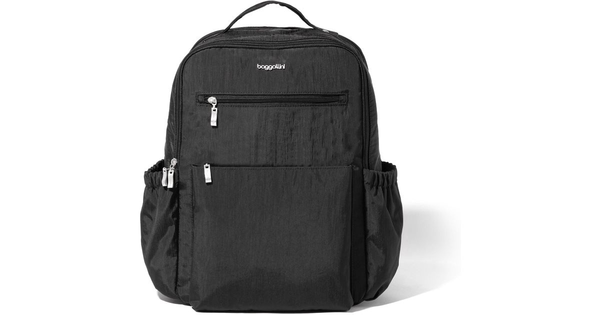 Baggallini Tribeca Expandable Laptop Backpack in Black Lyst