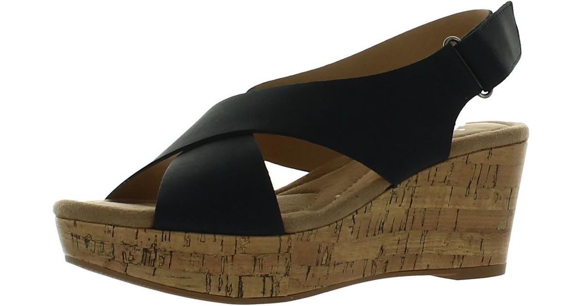 Chinese Laundry Dreamful Slingback Comfort Wedge Sandals in Black Lyst