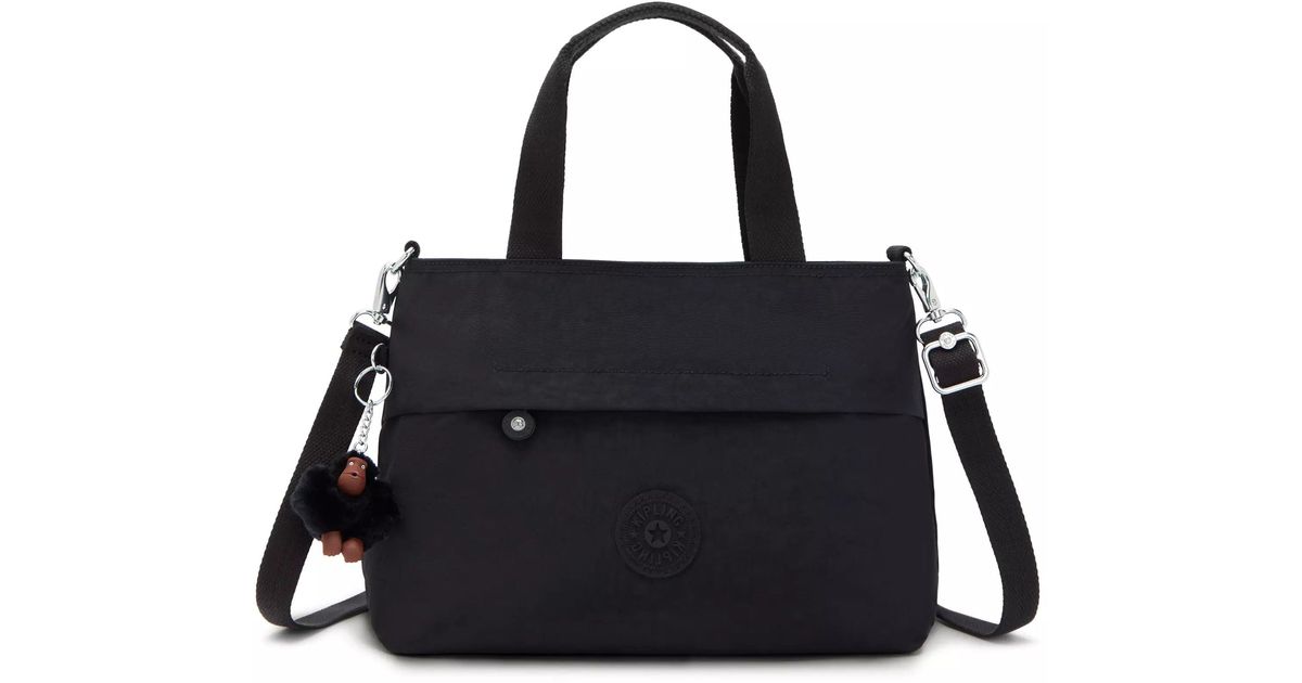 Kipling black shoulder bag hot sale