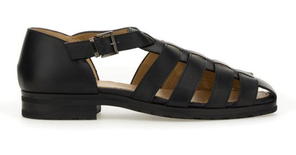 Paraboot Ferret/Aragon Sandal in Black for Men | Lyst