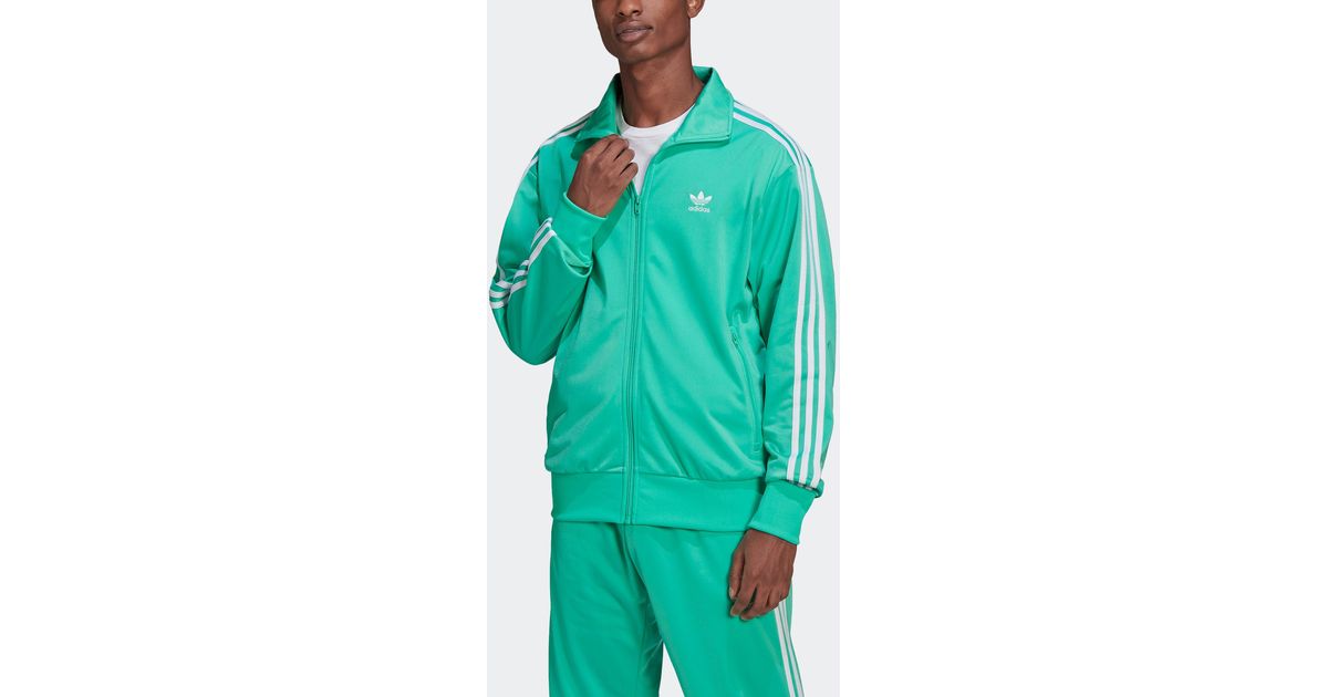 adidas Adicolor Classics Firebird Track Jacket in Green for Men | Lyst