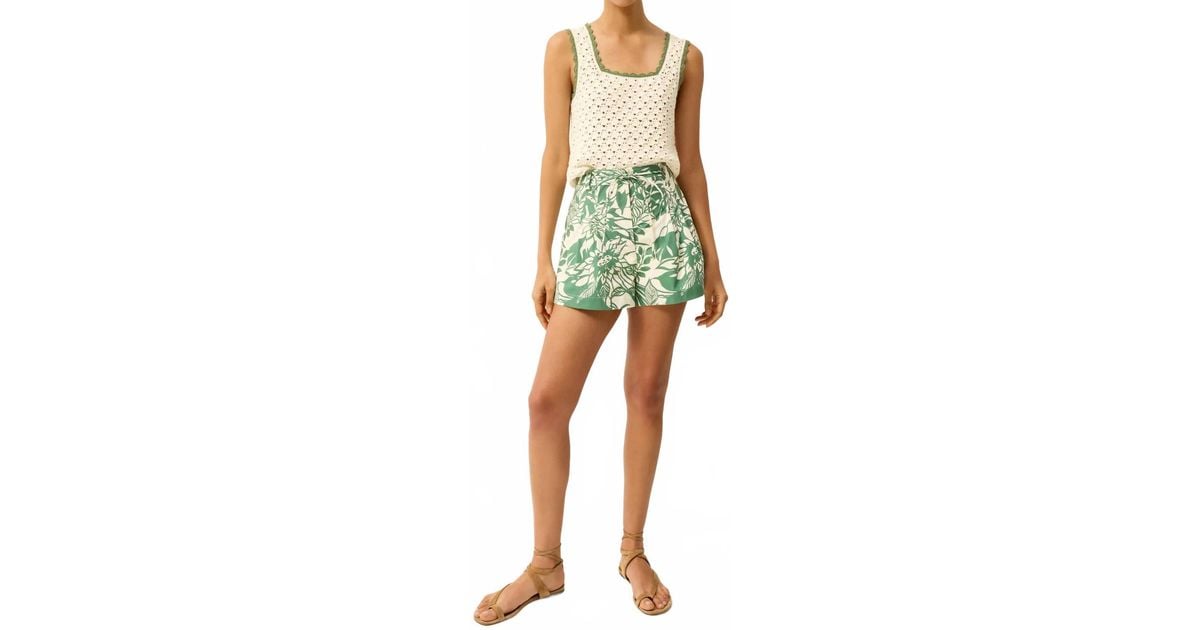 Marie Line Multier Marie Oliver Lander Short in Green | Lyst