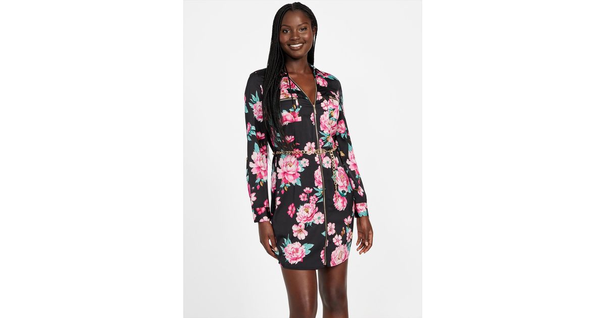 guess shirt dress Eco Greta Shirt Dress