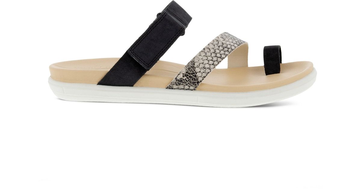 Ecco Women's Simpil Flat Toeloop Sandal in Blue Lyst