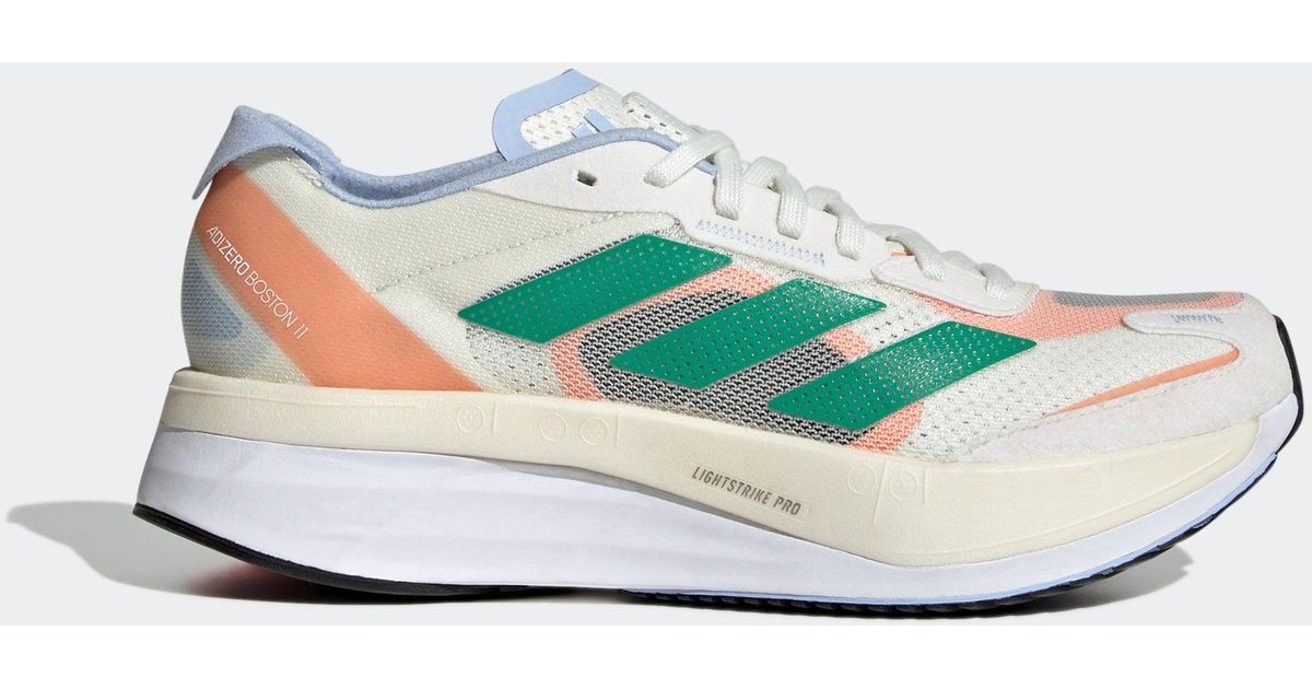 adidas Adizero Boston 11 Running Shoes in Green Lyst