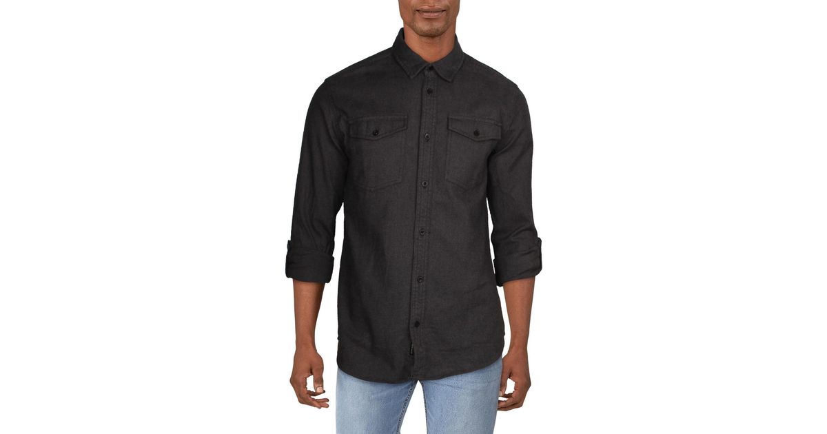 Silver Jeans Co. Work Professional Button-down Shirt in Black for