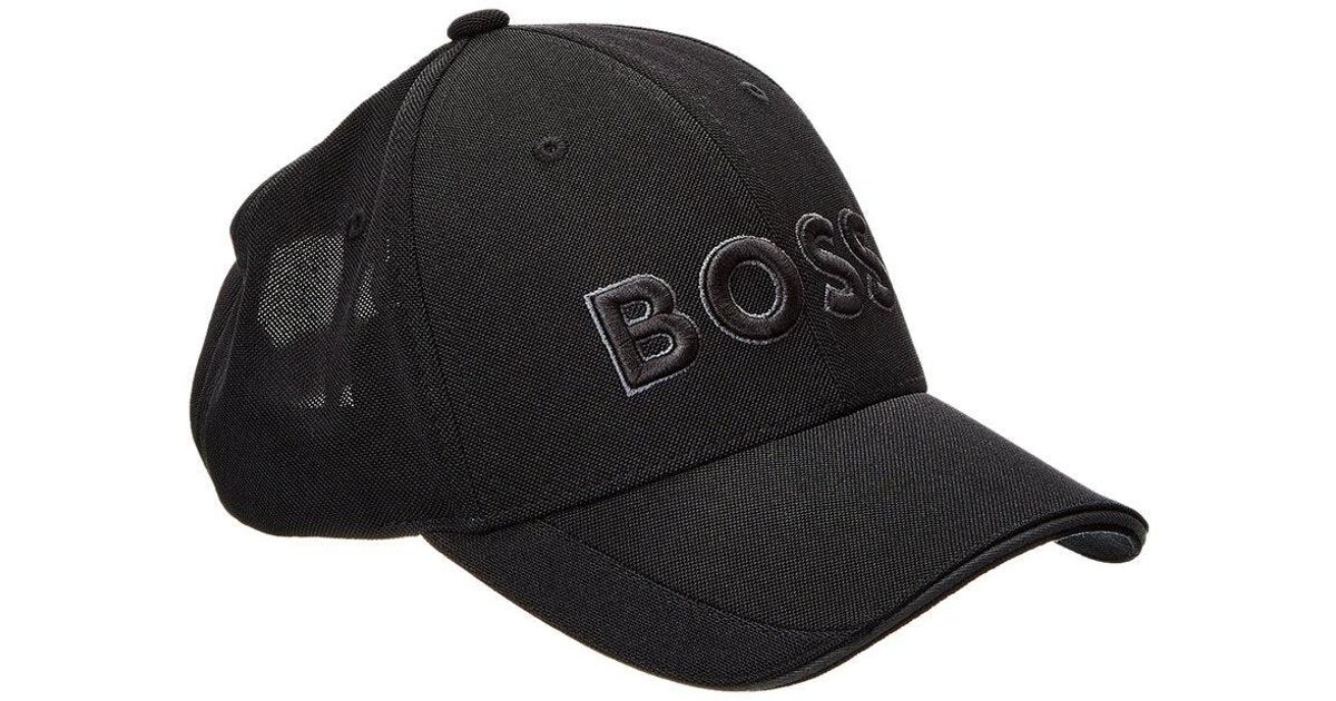 BOSS by HUGO BOSS Cap in Black for Men | Lyst